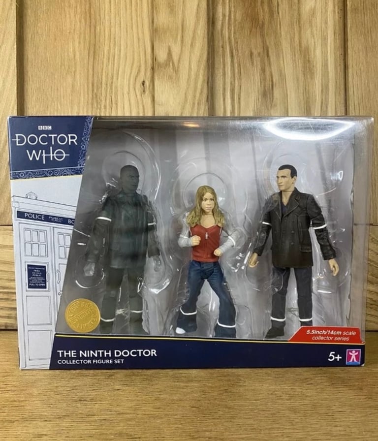 Doctor Who The Ninth Doctor Collector Figure Set, New; Some Wear To Box