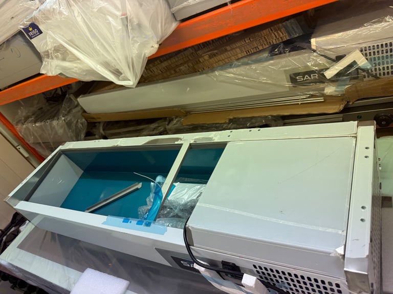 Salad pizza topping fridge counter top brand new cafe shop restaurant 