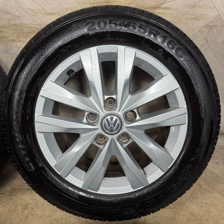 16'' GENUINE VW TRANSPORTER T6 T6.1 T5 CARAVELLE CLAYTON ALLOY WHEELS TYRES ALLOYS