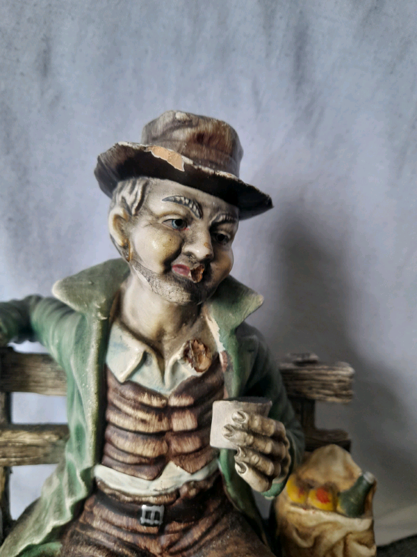 Vintage Old Man Figure Ornament 