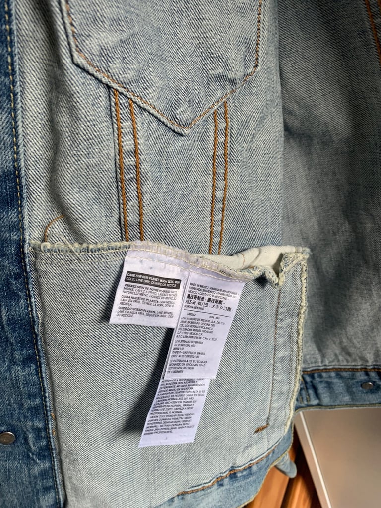 Levi’s Men’s MEDIUM Trucker Denim Jacket BRAND NEW Levi Levis 