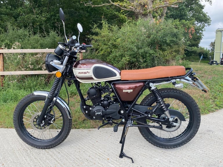 MASH FIFTY SCRAMBLER, 2025, 500 MILES, FANTASTIC LOOKING LEARNER LEGAL MACHINE