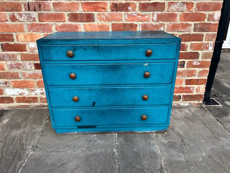 image for Antique Chest of Drawers for Upcycling Project / Painting - Good Condition 