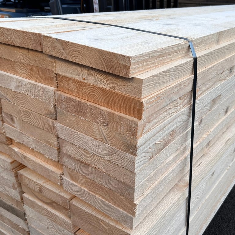 New 3.9 Metre Dry Unbanded Rustic Scaffold Boards PROMPT DELIVERY AVAILABLE 