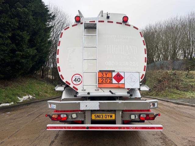 2013 13 Scania P320 6x2 Tasca Alloy 19,000ltr 4 compartment fuel tanker POA