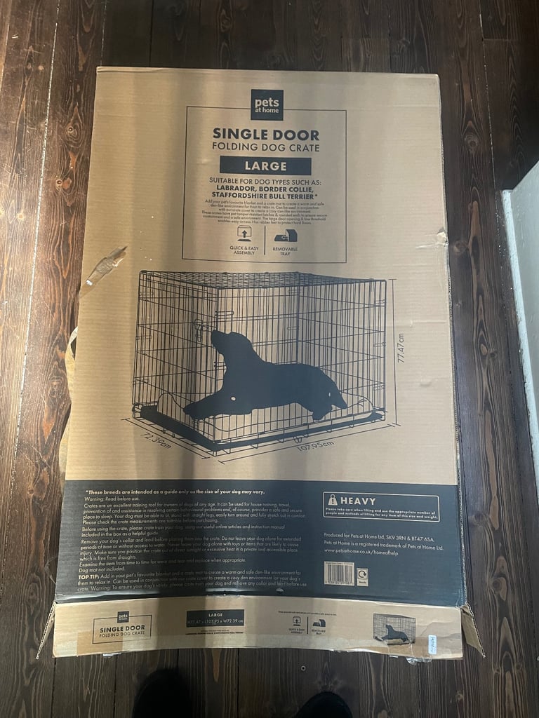 Large Single Door Pet Crate