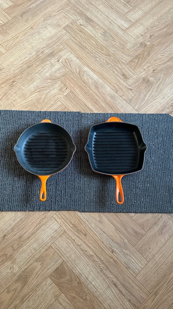 image for Le creuset frying pans in excellent condition 