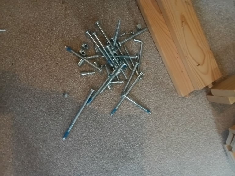 Ikea Wooden Bed Frame - Double