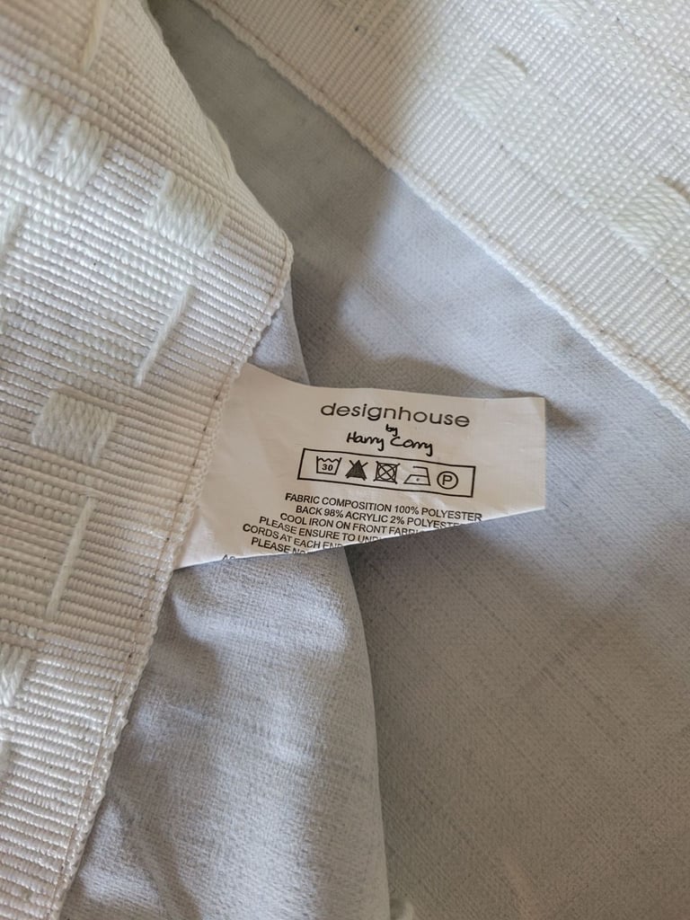 2 x pairs of Harry Corry stone coloured beige curtains. VGC.