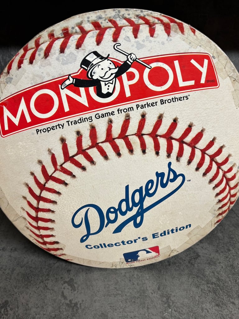 Baseball Dodgers Collectors Edition Monopoly Sealed Game