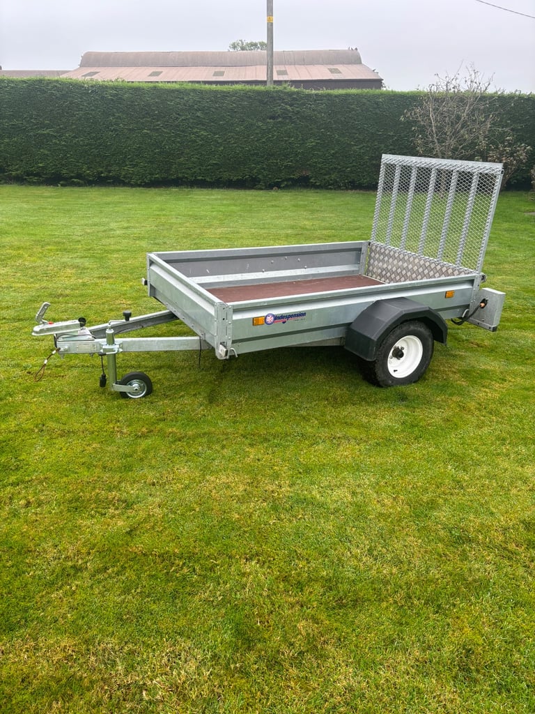image for Car Trailer (Indespension) - Galvanised - 6.8 x 4.3