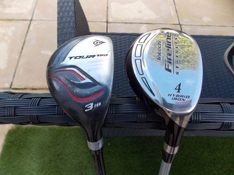 Mens Right Handed Intech Fireline Golf Club Set + Bag