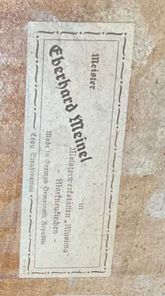 Double Bass - EBERHARD MEINEL full size w pickup, bag & stand - excellent condition - £2475ovno