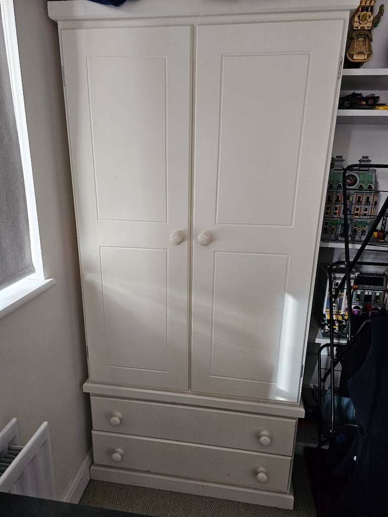 X2 identical wardrobes (cream)
