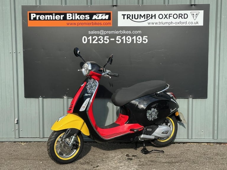 2024/24 Vespa Primavera 125 Mickey Mouse Edition One Owner Machine 