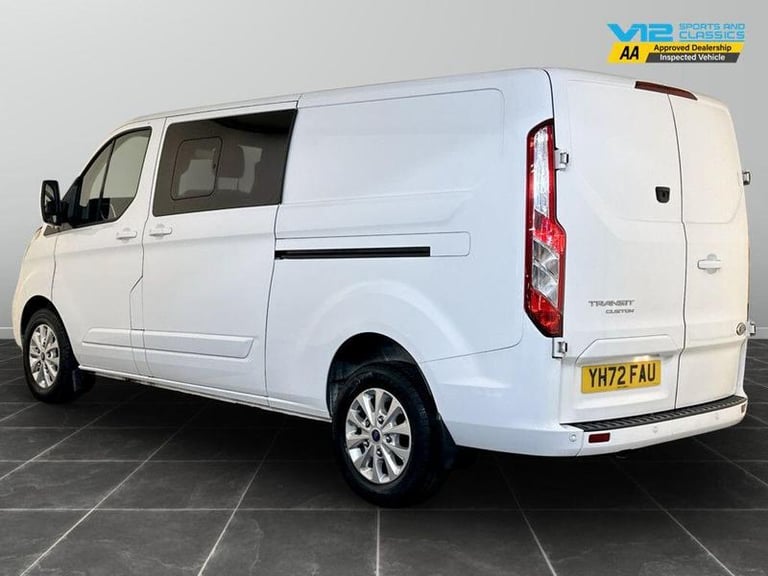 2022 Ford Transit Custom 2.0 300 EcoBlue Limited Crew Van Auto L2 H1 Euro 6 5dr Automatic Combi V...