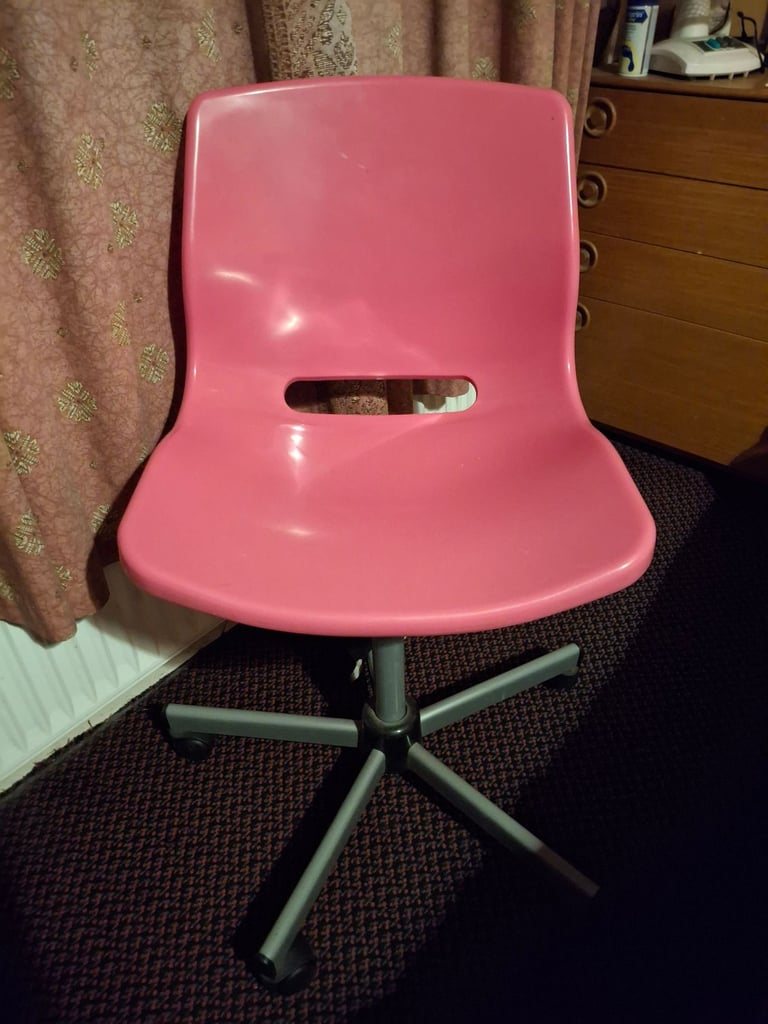 image for Pink swivelling office chair