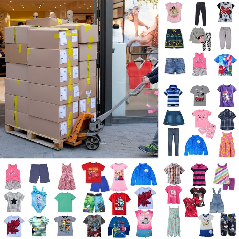 Wholesale Kid's clothing parcels available for Resellers