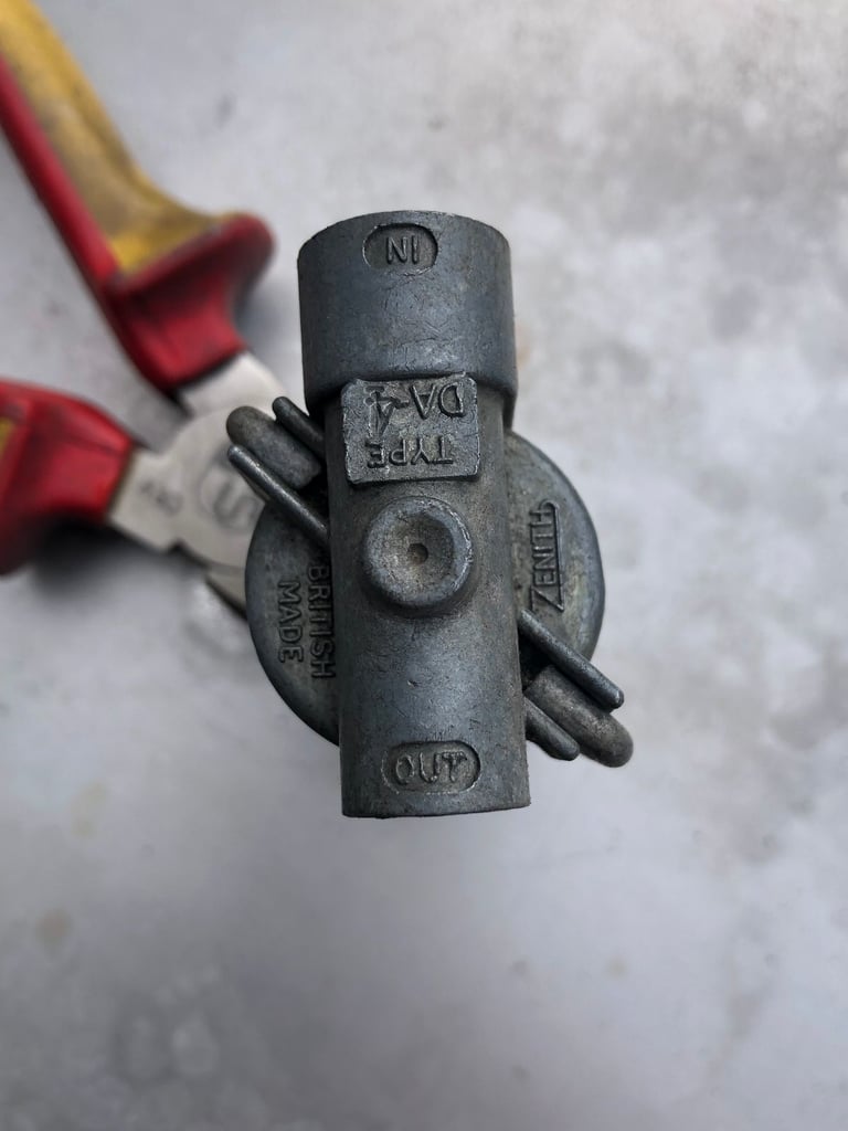 Small Glass Fuel Filter .