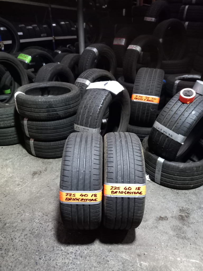 225 40 18 Bridgestone Matching Pair Only £80 fitted and balanced open 7 days