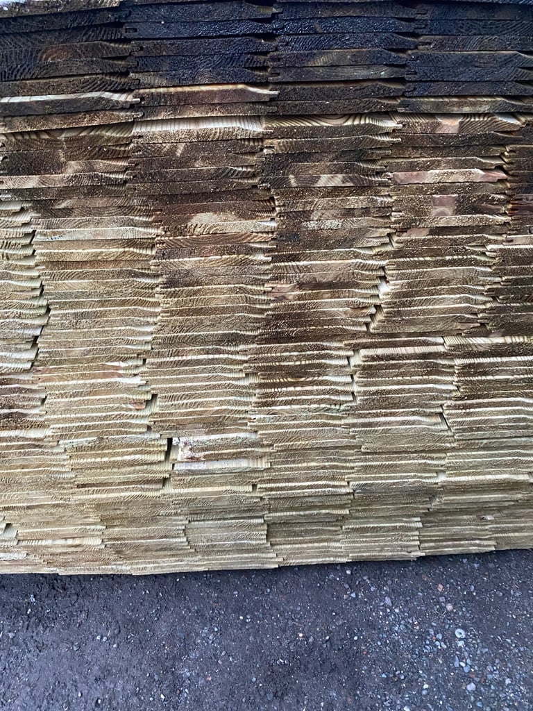 New premium timber treated  shiplap cladding 