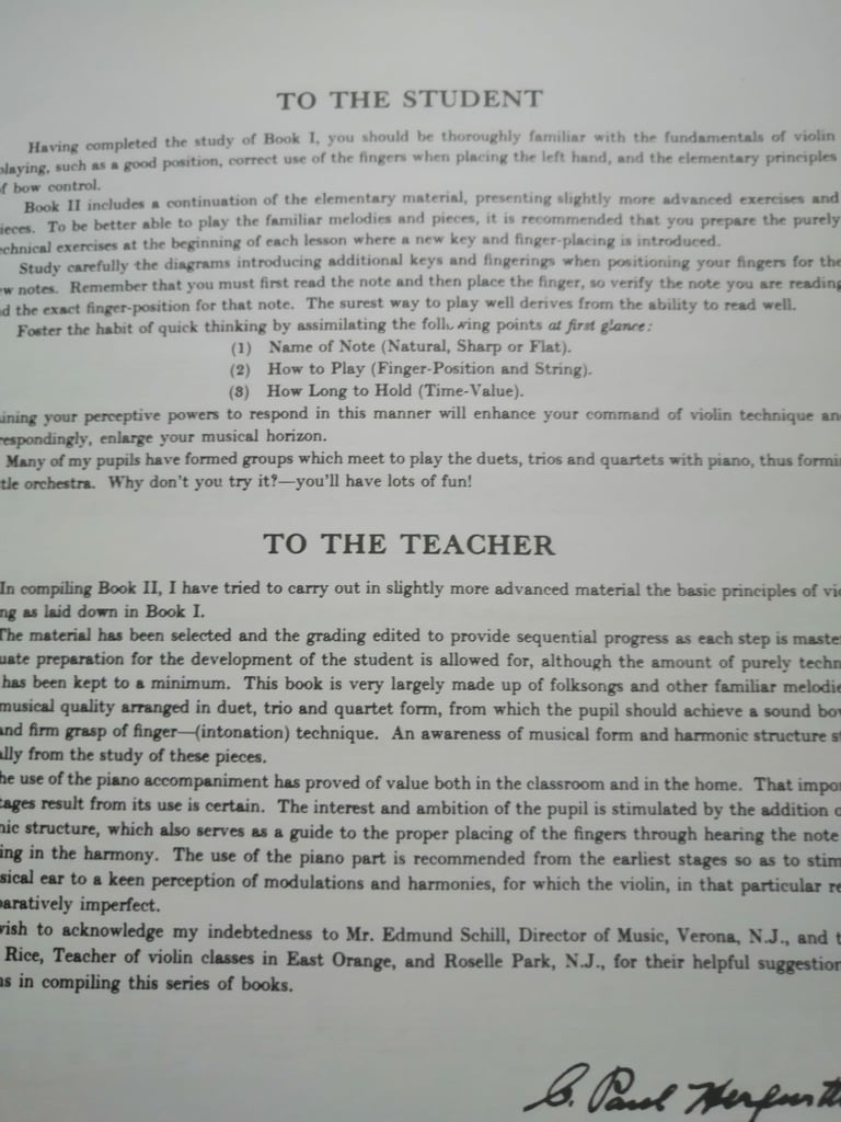 A Tune a Day for Violin Book 2 C.Paul Herfurth