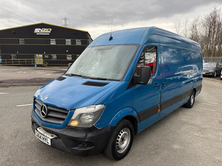 2014 64 REG MERCEDES BENZ SPRINTER 313 CDI 130 BHP LWB VAN BLUE MANUAL
