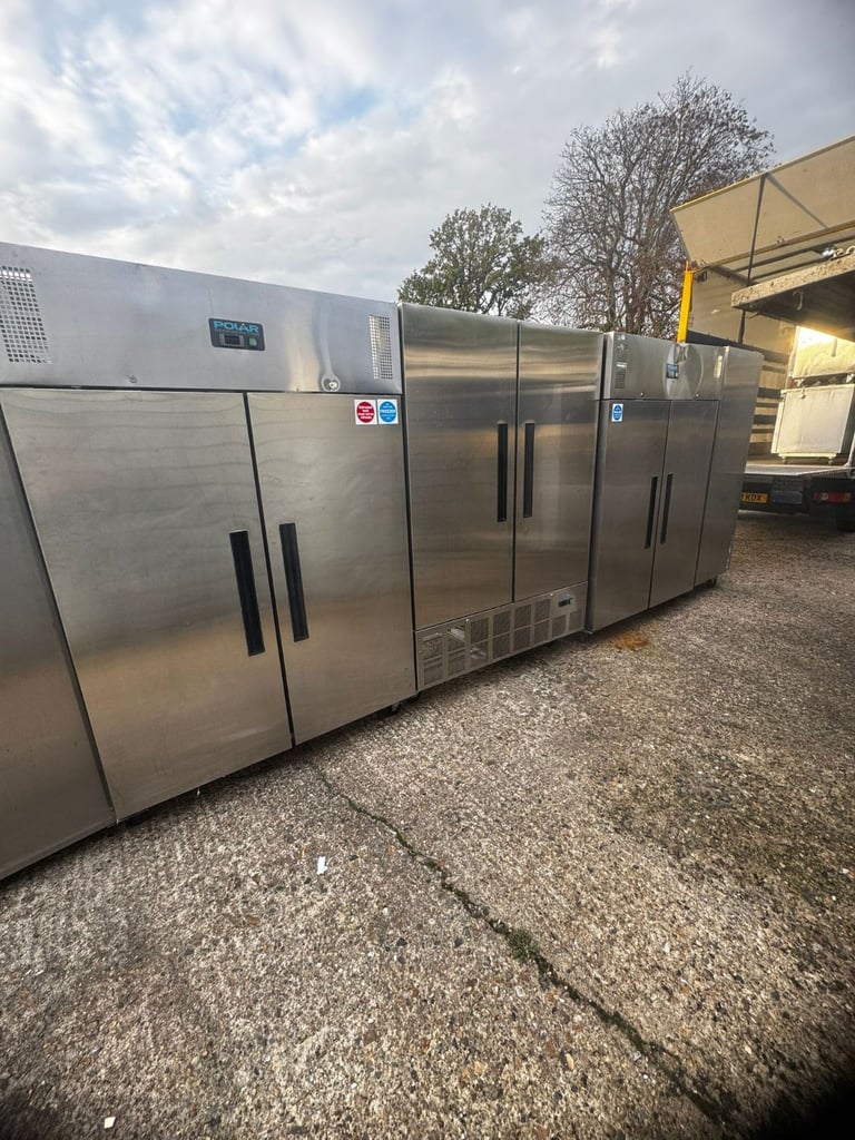 Polar Double Door Commercial Fridges & Freezers – Stainless Steel