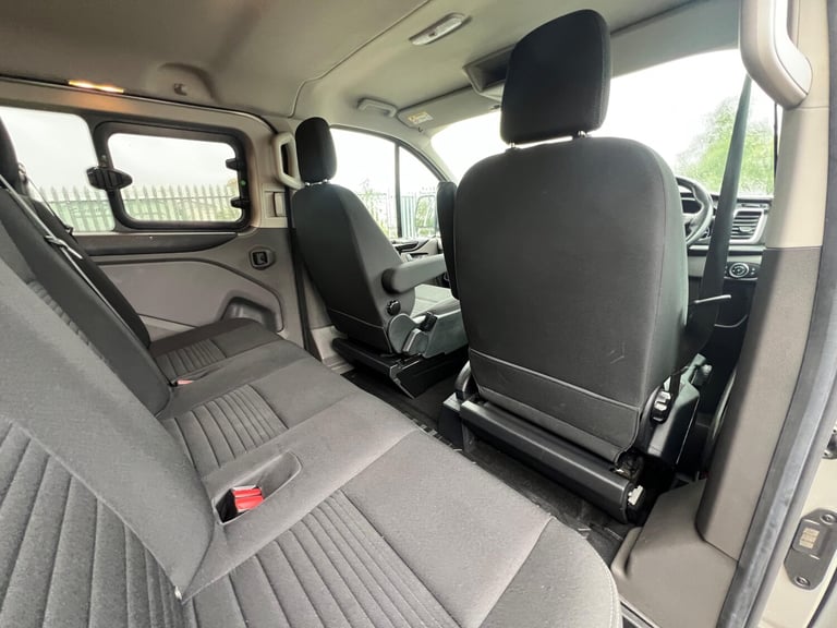 FORD TRANSIT CUSTOM 2.0 EcoBlue 130PS L2H1 DOUBLE CAB LIMITED 2021 21 REG £13995