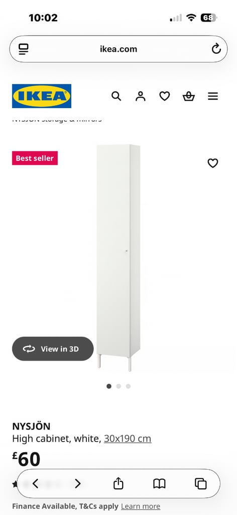 image for Toilet cabinet storage 