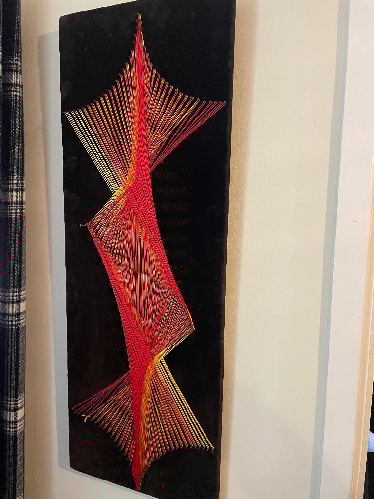 String art hanging 