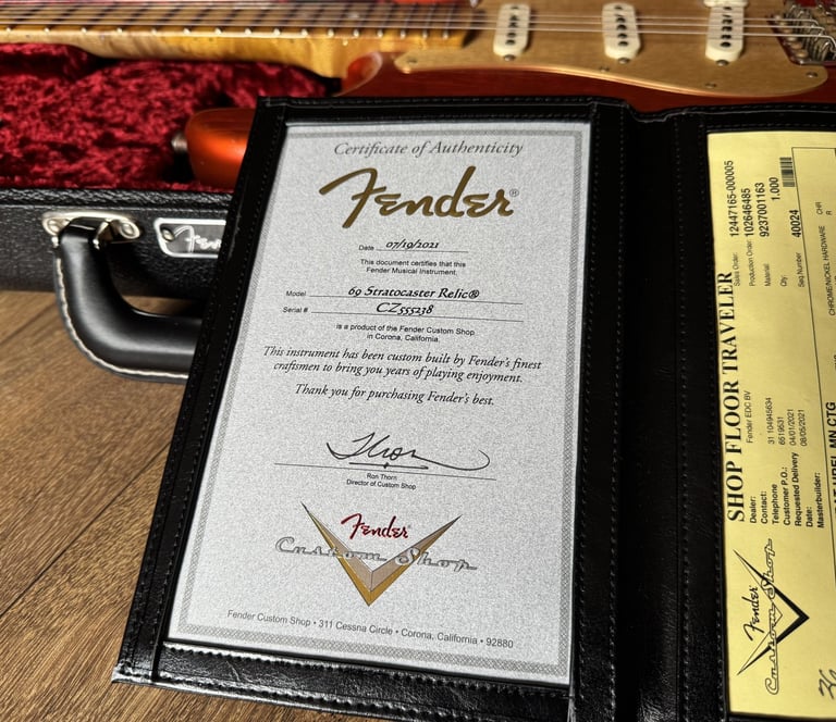 Fender Custom Shop '69 Tomatillo Stratocaster Heavy Relic Candy Tangerine - Trades