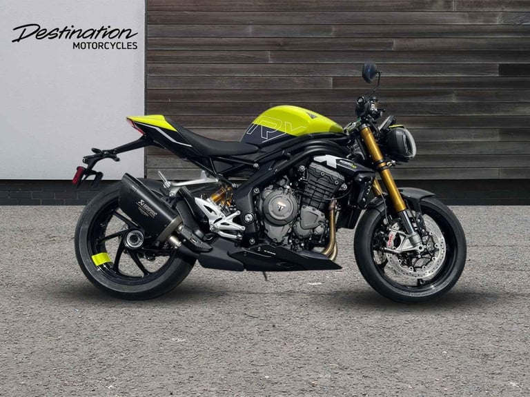 2025 Triumph Speed Triple 1200 RX yellow Manual