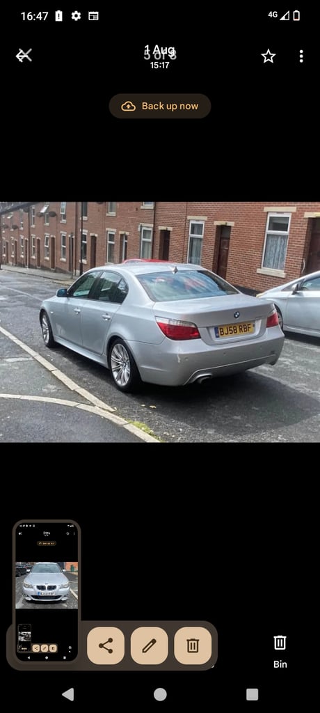 BMW, 5 SERIES, Saloon, 2008, Semi-Auto, 1995 (cc), 4 doors