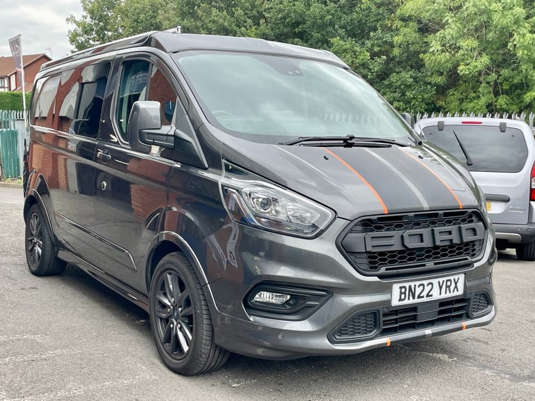 2022 Ford Transit Custom 2.0 EcoBlue 185ps Low Roof Sport Auto Camper with Pop Top PANEL VAN Dies...