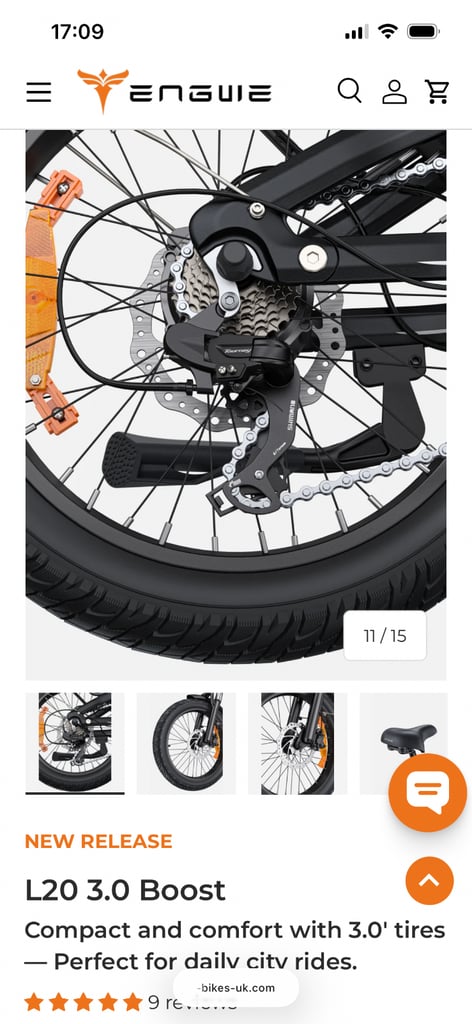 Electric bike lifetime warranty + accessories 