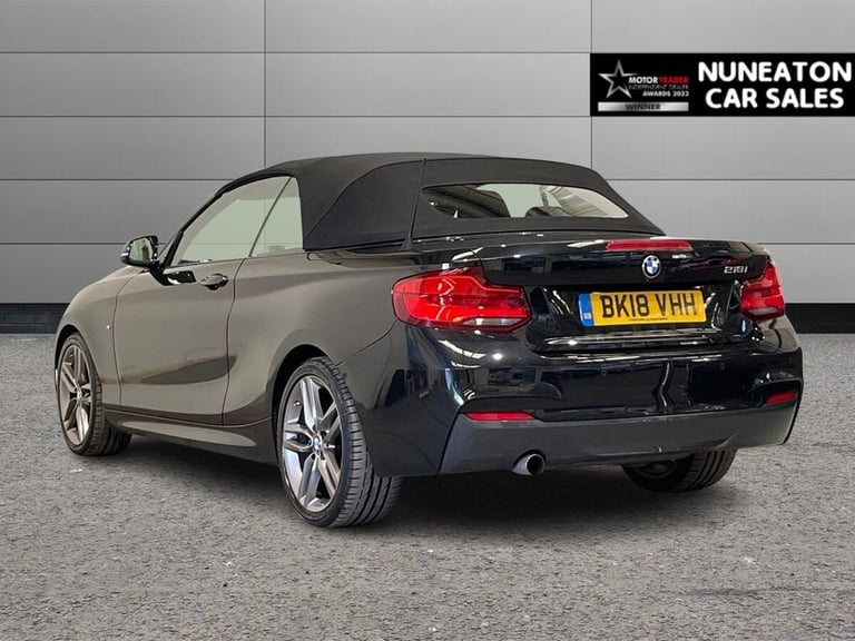 2018 BMW 2 Series 1.5 218i M Sport Convertible 2dr Petrol Auto Euro 6 (s/s) (136 ps) Convertible ...