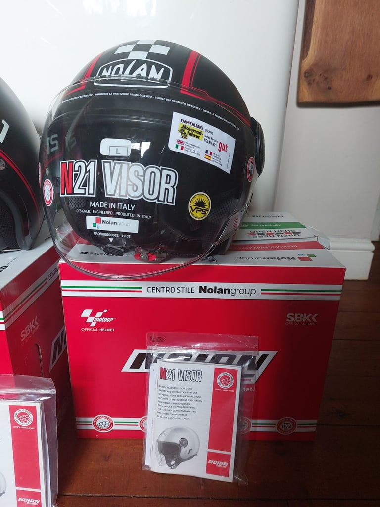 Nolan N21 with Visor Amarcord Helmets Large and Small