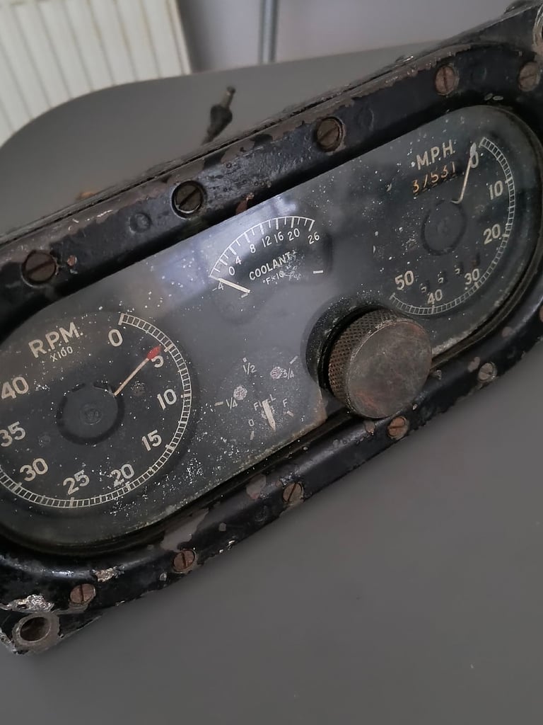 Austin champ instrument cluster 