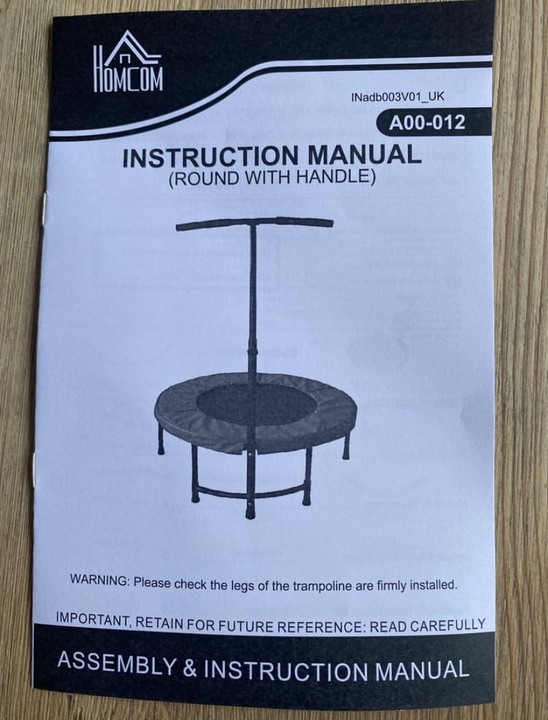 HOMCOM 40” Mini Trampoline