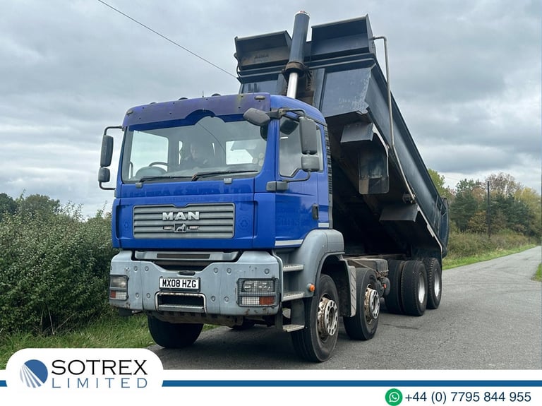 MAN/ ERF TG-A 400 8 X 4 Steel Body Tipper