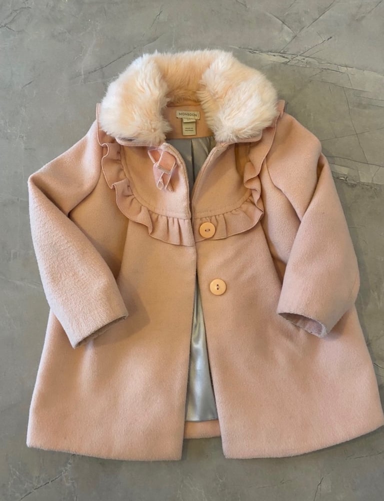 image for Girls Monsoon coat 2-3