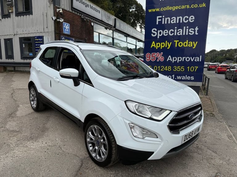 image for 2018 Ford Ecosport 2018/68 1.0T EcoBoost GPF Titanium SUV 5dr Petrol Manual Euro 6 (s/s) (125 HAT...