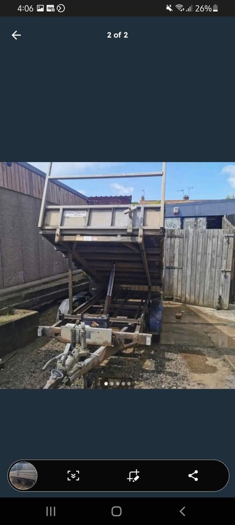 10x5 ifor williams tipper 