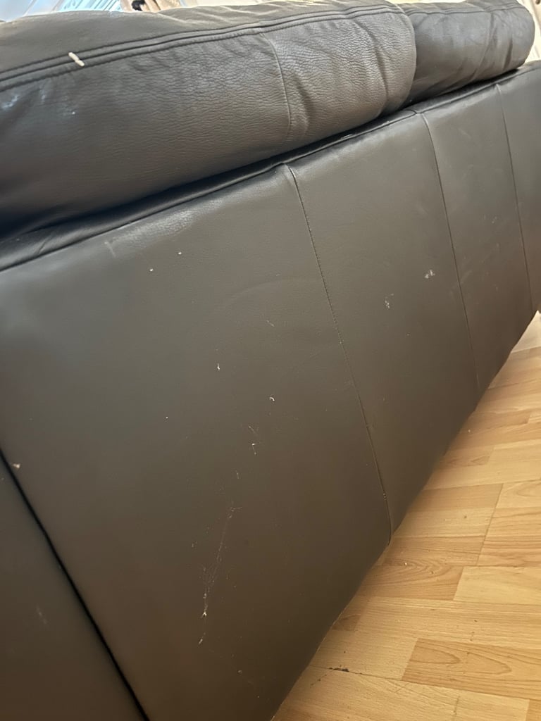 Genuine leather sofa - 2 seater 