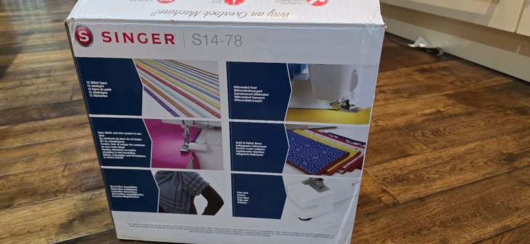 Singer Overlocker Sewing Machine (S14-78 Overlock)k