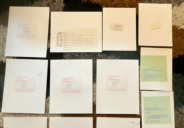 Original press photos - football 