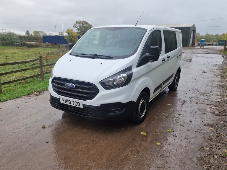 2019 Ford Transit Custom 6 Seat Crew Cab  Drives Perfect  8m MOT  ULEZ