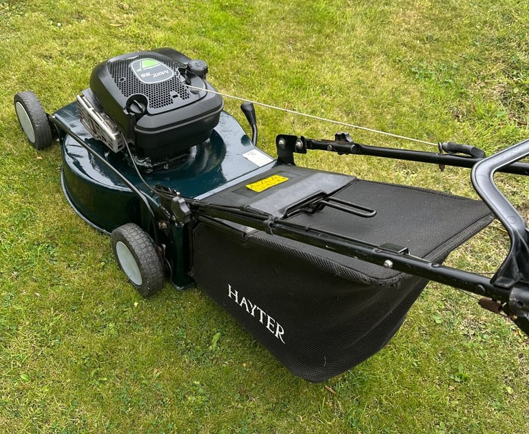 Hayter 53 petrol Selfdrive lawnmower VGC serviced 21”cut 190cc Briggs mower