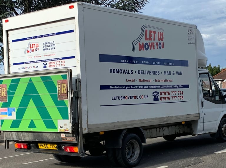 "Let Us Move You" MAN AND VAN, REMOVALS, DELIVERIES Local, National, International